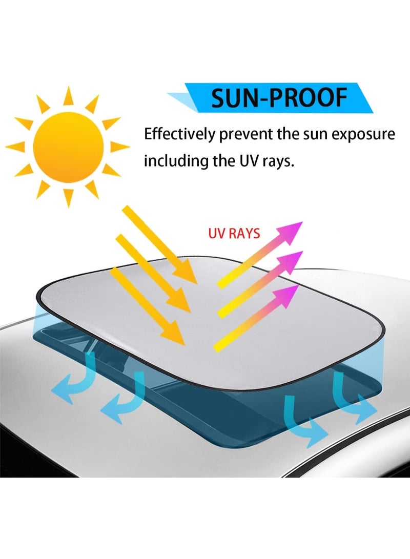 UV car sunroof sunshade, indoor sunshade, sunshade The car sunroof is installed on the roof of the car, which can effectively circulate the air inside the car and increase the entry of fresh air - Image 4
